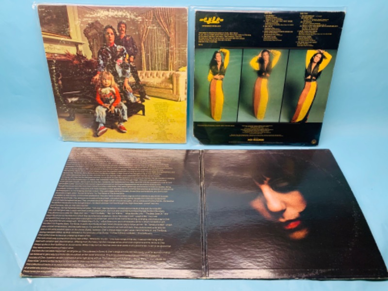 Photo 2 of 278115…3 vintage Cher vinyl records in plastic sleeves 