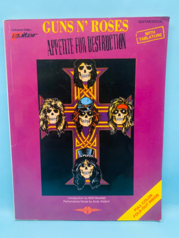 Photo 1 of 278132…guns n’ roses appetite for destruction guitar tablature music sheet book