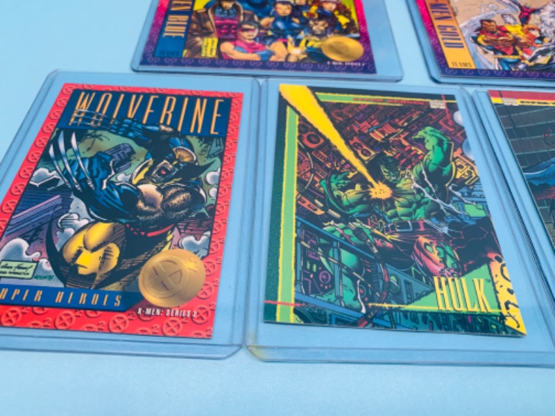 Photo 3 of 278133…13 vintage marvel trading cards in hard plastic sleeves 