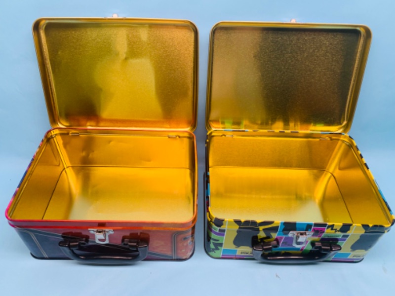 Photo 5 of 278137…two empty Pokémon  lunchbox / storage tins- empty 