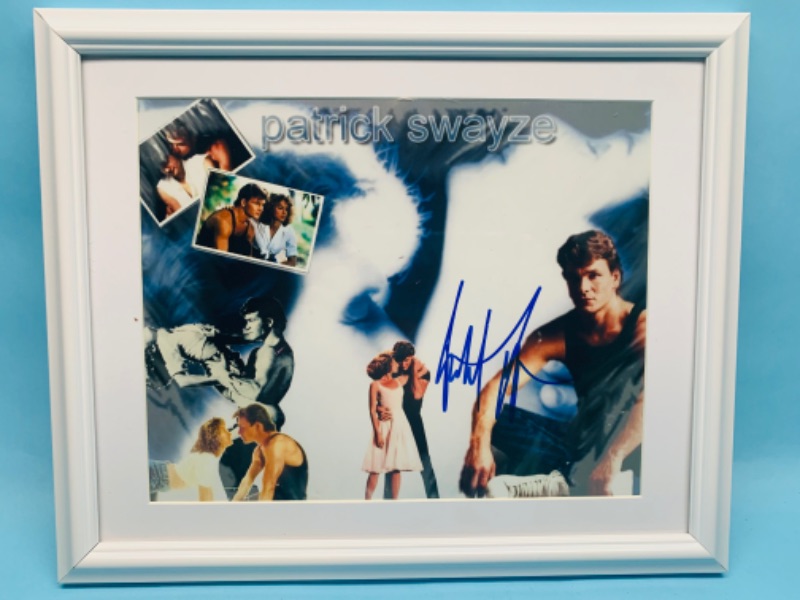 Photo 1 of 278190…framed autographed Patrick swayze picture 10x 12 