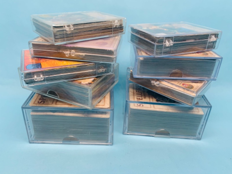 Photo 4 of 278201…over 680 dungeons and dragons spellfire master of magic cards in acrylic cases. Mixed sets.