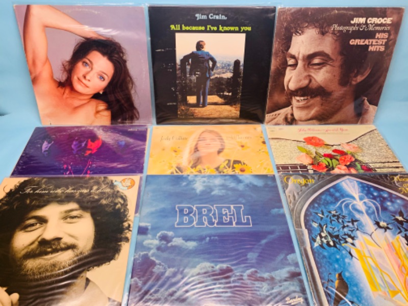 Photo 1 of 278223…9 vinyl records in great condition for age in plastic sleeves 