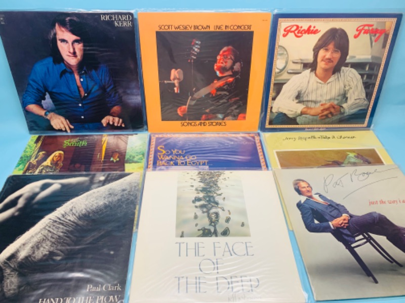 Photo 1 of 278224…9 vinyl records in great condition for age in plastic sleeves 