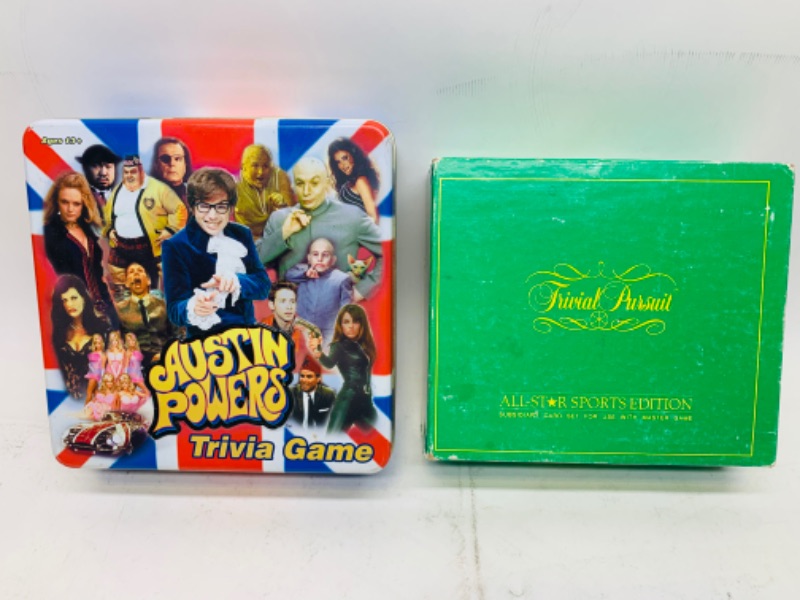 Photo 2 of 278240…two trivia games- Austin powers and sports edition 