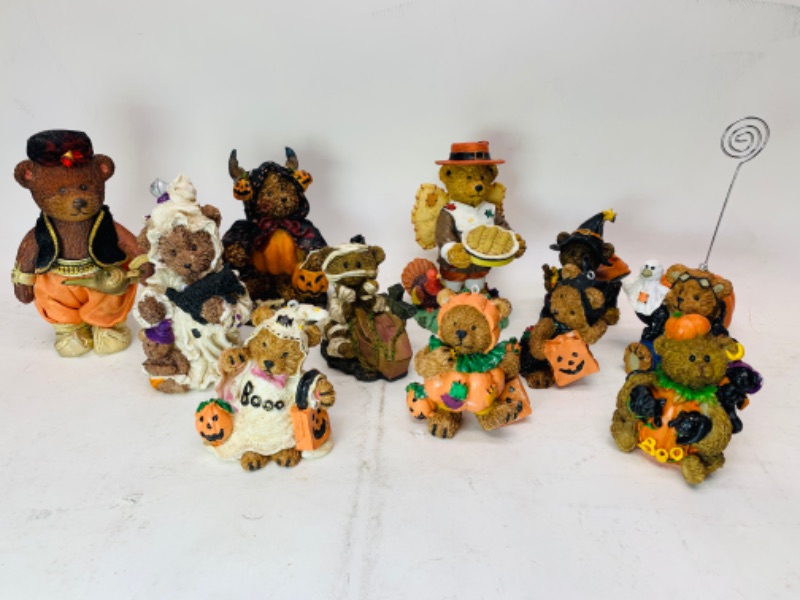 Photo 1 of 278273…11 Halloween bear figures 