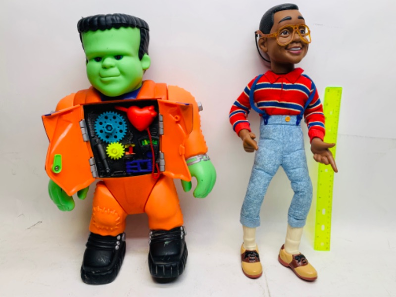 Photo 1 of 278275…vintage animated Frankenstein and erkle doll