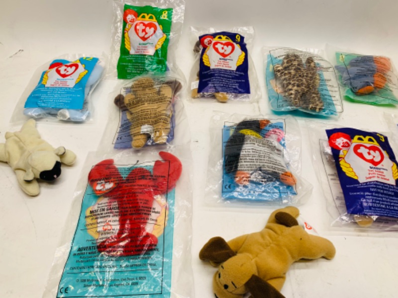 Photo 3 of 278279…vintage McDonald’s happy meal ty beanie babies- most in sealed packages 