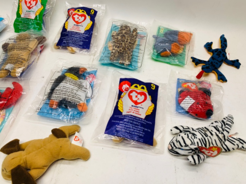 Photo 2 of 278279…vintage McDonald’s happy meal ty beanie babies- most in sealed packages 