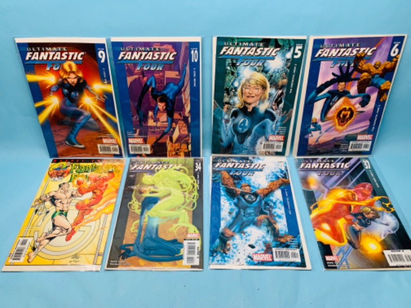 Photo 1 of 278297…8 fantastic four comics in plastic sleeves