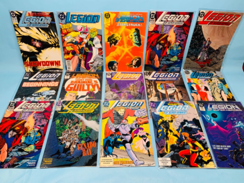 Photo 1 of 278311…15 legion of superheroes comics in plastic sleeves