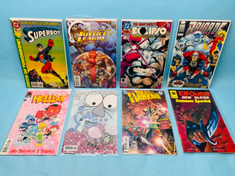 Photo 1 of 278312…8 comics all number ones in  plastic sleeves