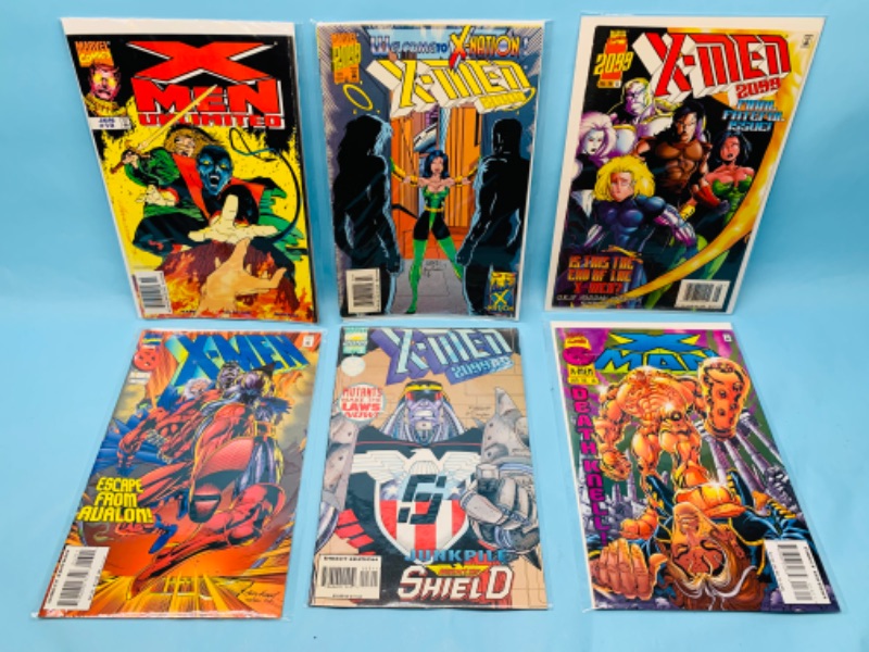 Photo 1 of 278315…6 x-Men comics in plastic sleeves