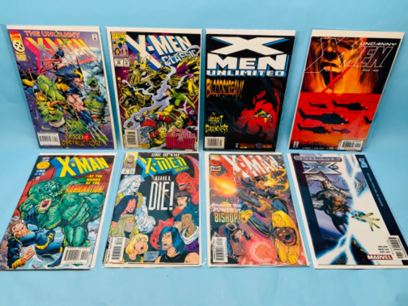 Photo 1 of 278317…8 x-Men comics in plastic sleeves