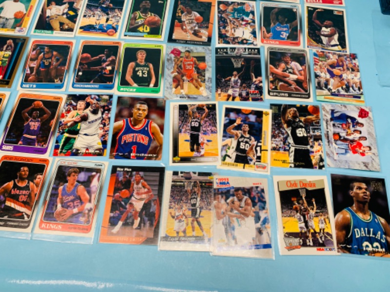 Photo 4 of 278341…72 basketball trading cards in plastic sleeves 