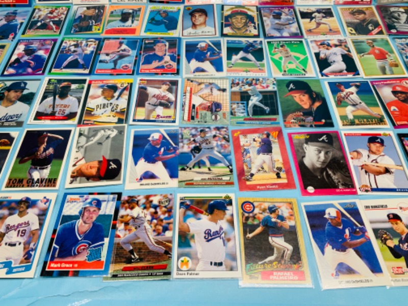 Photo 4 of 278353…72 baseball trading cards in plastic sleeves 