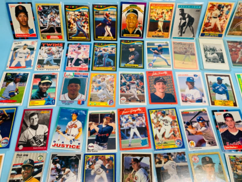 Photo 6 of 278354…72 baseball trading cards in plastic sleeves 