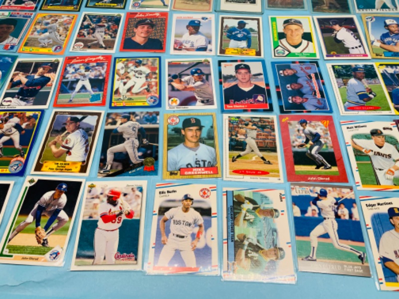 Photo 5 of 278354…72 baseball trading cards in plastic sleeves 