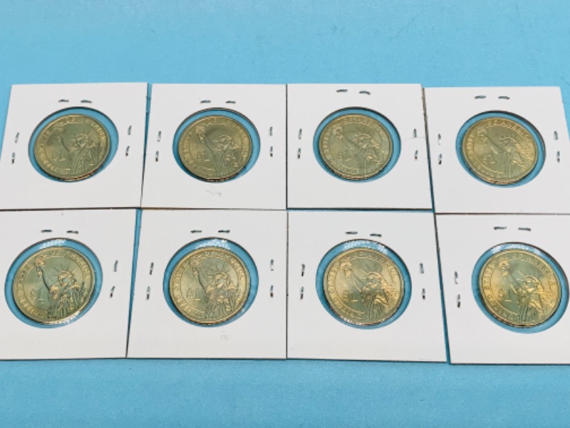 Photo 3 of 278357…8 circulated presidential one dollar coins