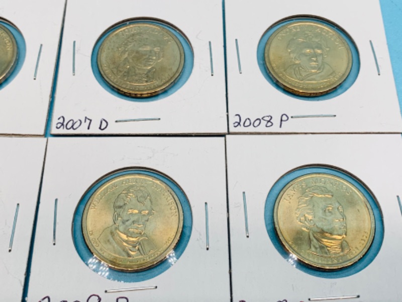Photo 2 of 278357…8 circulated presidential one dollar coins