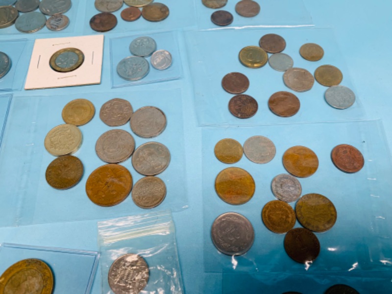 Photo 3 of 278358…misc foreign coins - some old