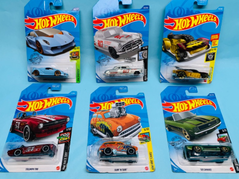 Photo 1 of 278397…6 hot wheels die cast muscle cars in original packages 