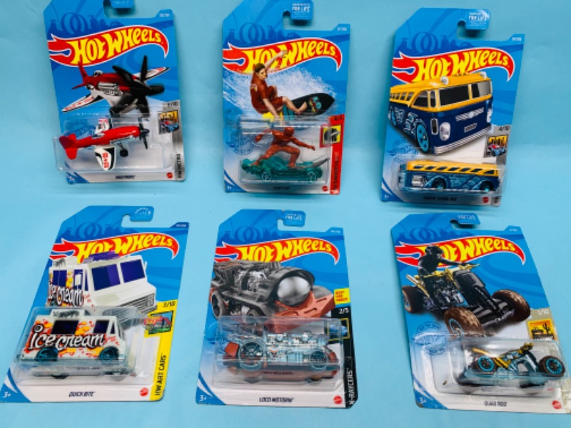 Photo 1 of 278399…6 hot wheels die cast specially cars in original packages 