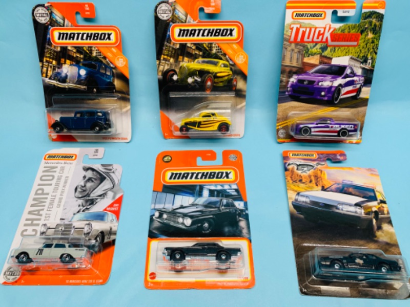 Photo 1 of 278400…6 matchbox die cast car in original packages 