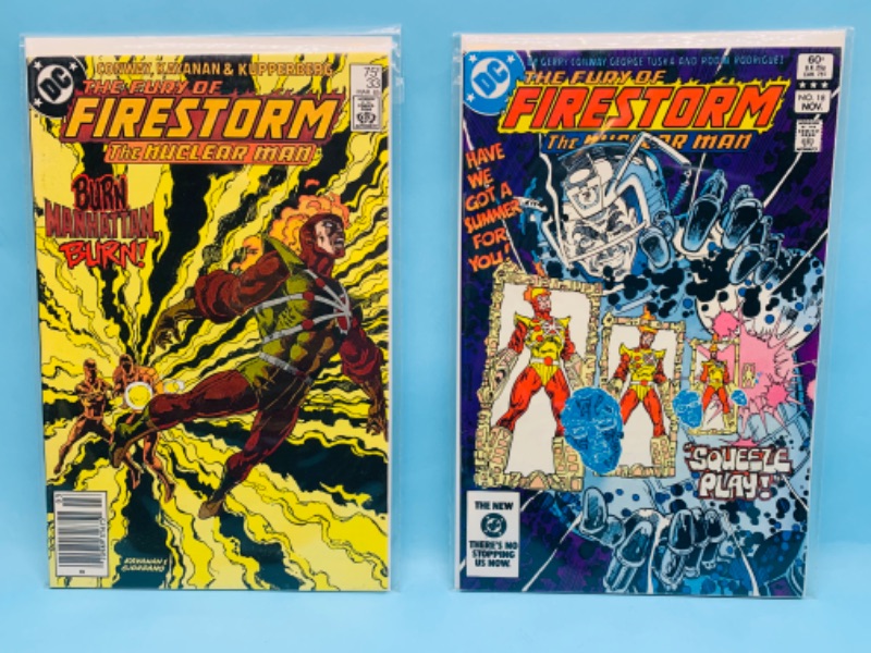 Photo 1 of 278418…the fury of firestorm comics in plastic sleeves 