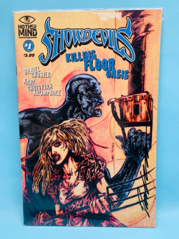 Photo 1 of 278419…autographed showdevils comic 1 signed by Daniel Crosier in plastic sleeve 