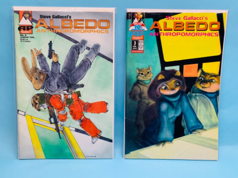 Photo 1 of 278421…albedo anthropomorphics comics 3 and 4 in plastic sleeves 