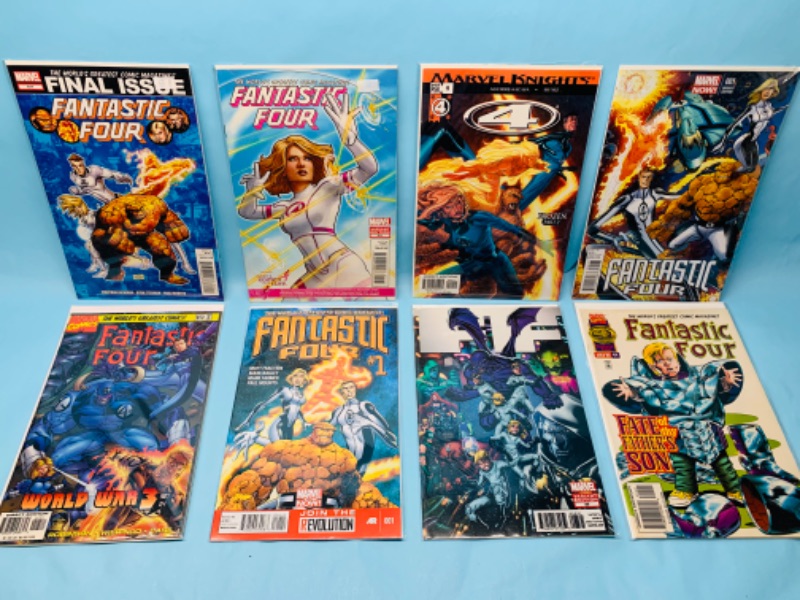 Photo 1 of 278436…8 fantastic four comics in plastic sleeves
