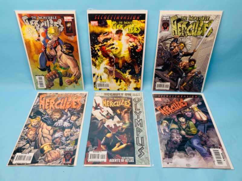 Photo 1 of 278444…6 incredible Hercules comics in plastic sleeves