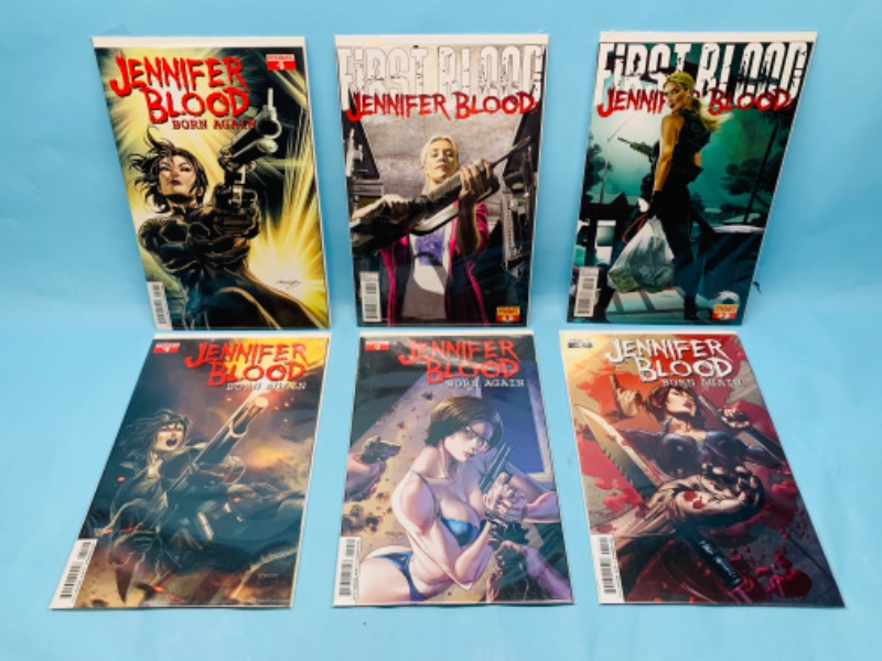 Photo 1 of 278447…6 Jennifer blood comics in plastic sleeves