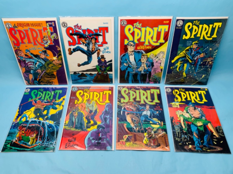 Photo 1 of 278458…8 spirit comics in plastic sleeves