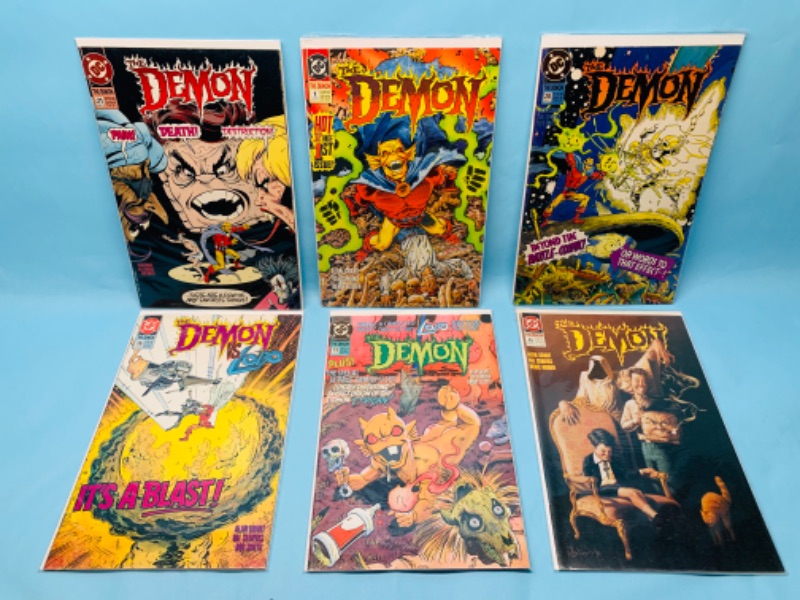 Photo 1 of 278459…6 the demon comics in plastic sleeves 