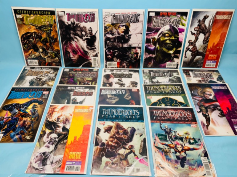 Photo 1 of 278463…18 thunderbolts comics in plastic sleeves