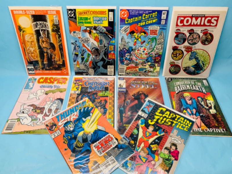 Photo 1 of 278472…10 vintage comics and plastic sleeves