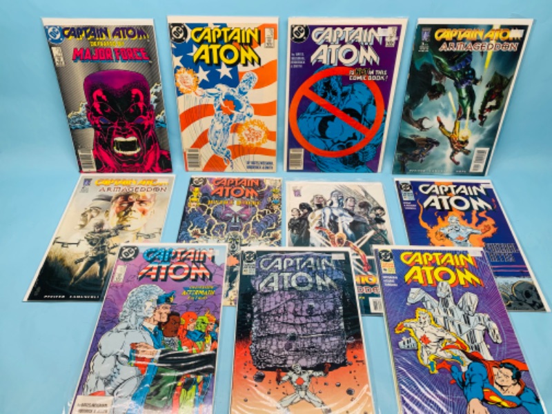 Photo 1 of 278481…11 Captain atom comics in plastic sleeves