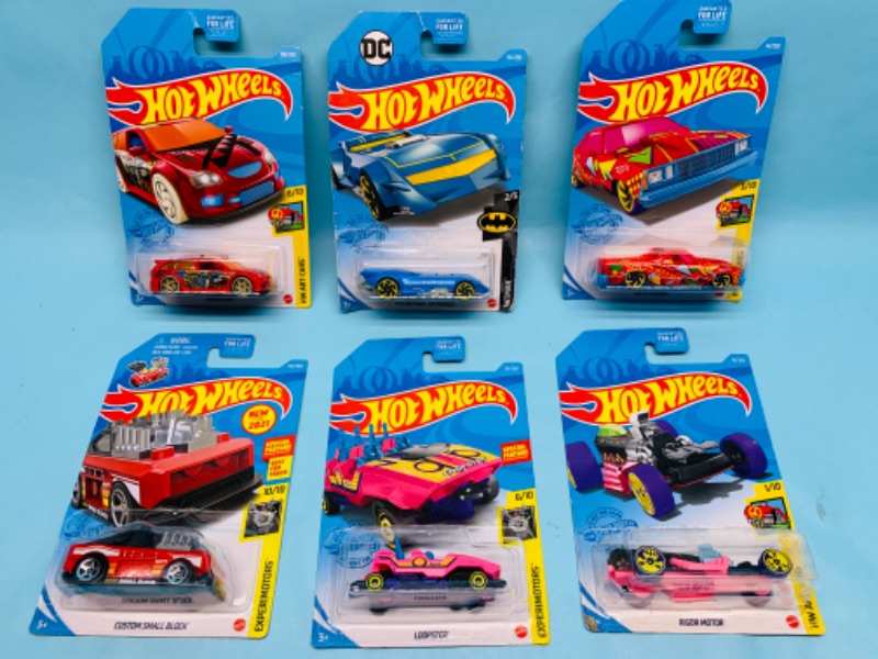 Photo 1 of 278502…6 hot wheels die cast specialty cars in original packages 