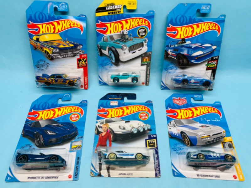 Photo 1 of 278503…6 hot wheels die cast muscle cars in original packages 