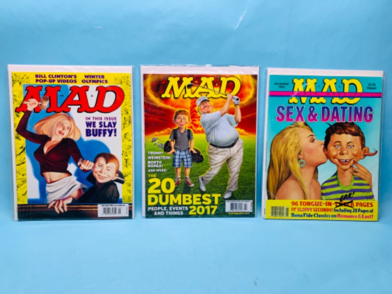 Photo 1 of 278528…adults only mature content- mad magazines in plastic sleeves 