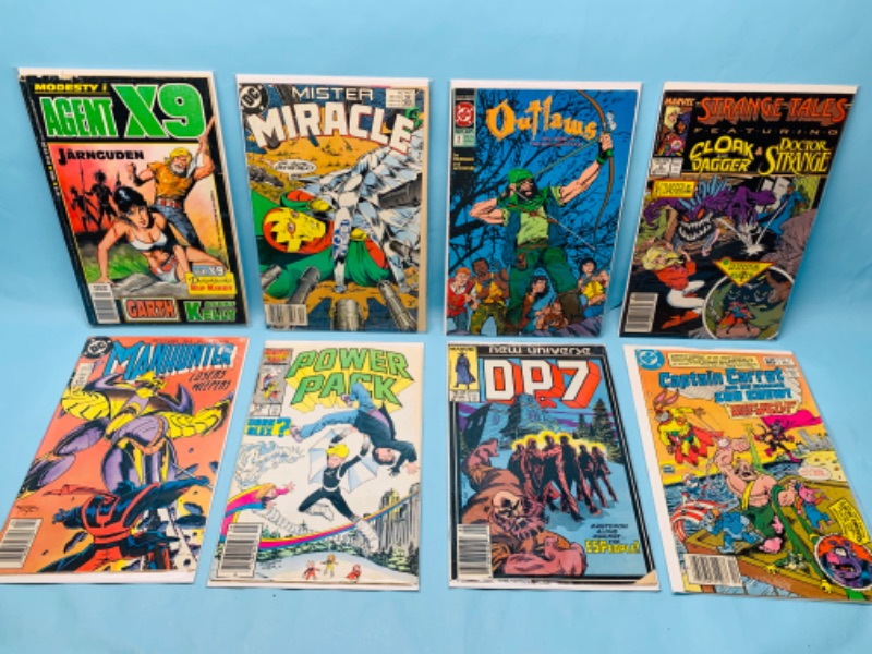 Photo 1 of 278566…8 vintage comics in plastic sleeves 