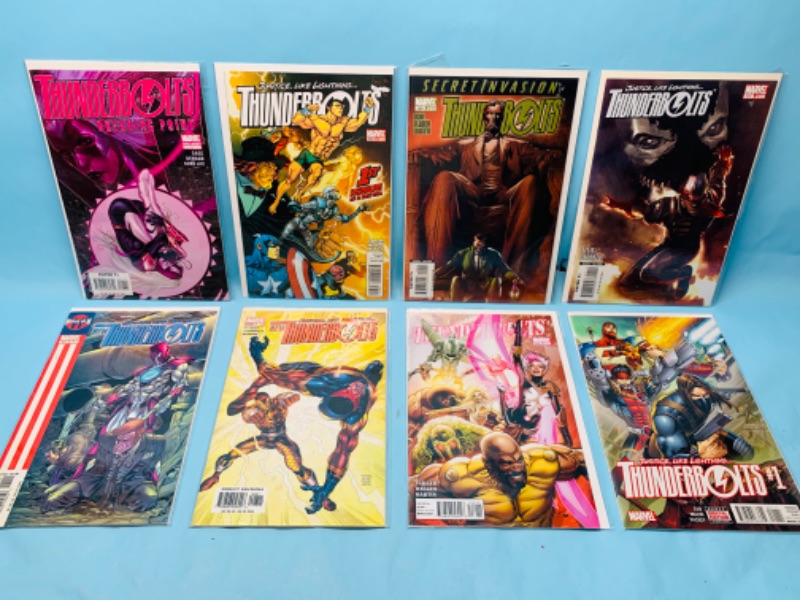 Photo 1 of 278575…8 thunderbolts comics in plastic sleeves
