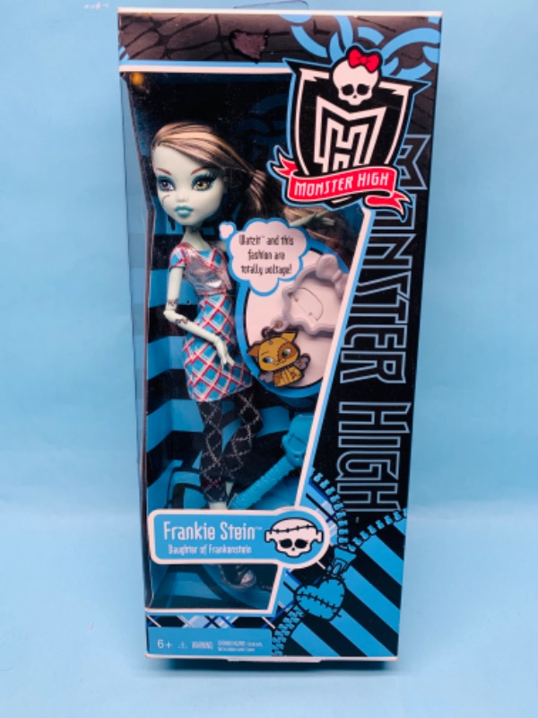 Photo 1 of 278600… Monster high Frankie STEIN doll in original box