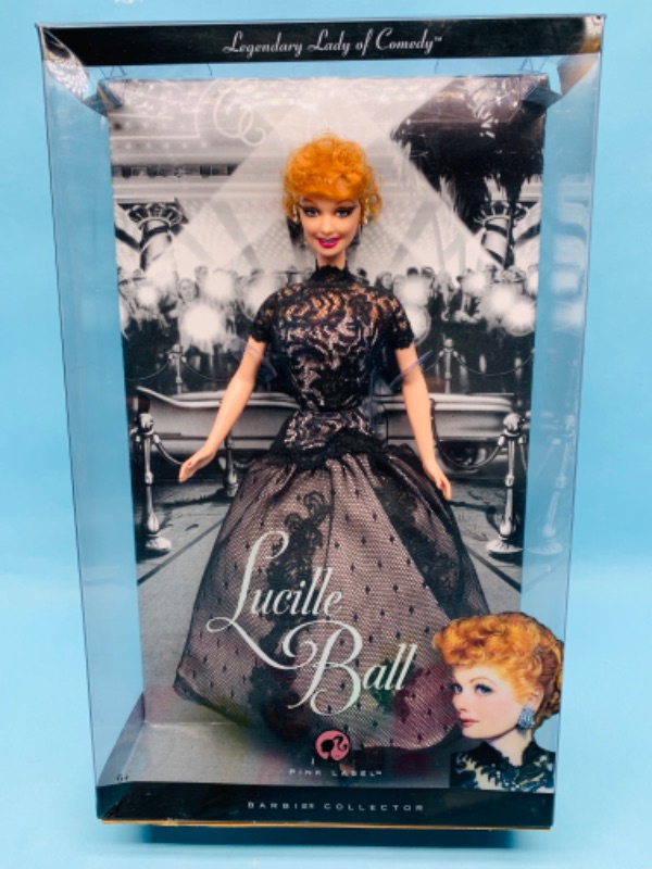 Photo 1 of 278602… Barbie pink label Lucille ball doll in original box