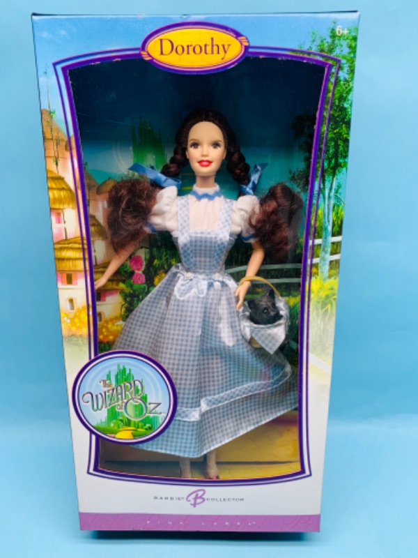 Photo 1 of 278607… Barbie pink label Dorothy the Wizard of Oz doll in original box