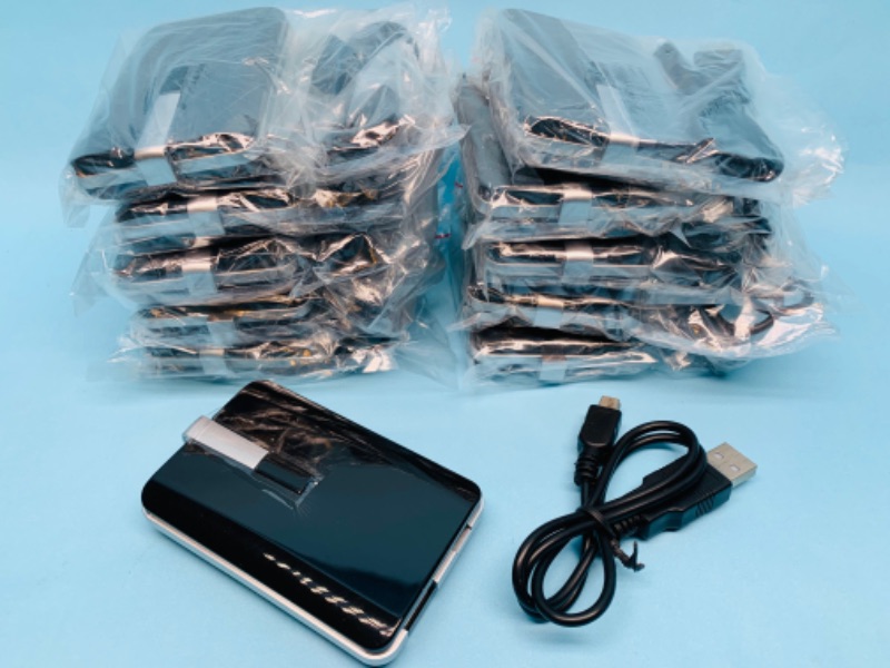 Photo 1 of 278615…10 portable power banks in packages with cords