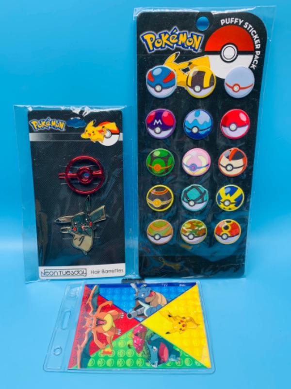 Photo 1 of 278624…Pokémon pins, stickers, and starter