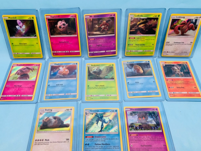 Photo 2 of 278631…13 Pokémon holo cards in hard plastic sleeves 